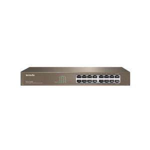 Tenda Switch Ethernet 16 Ports Gigabit 10/100/1000 Mbps, Switch RJ45 (TEG1016D )