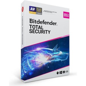 Antivirus Bitdefender Total Security  - (5 Appareils - 1 An)